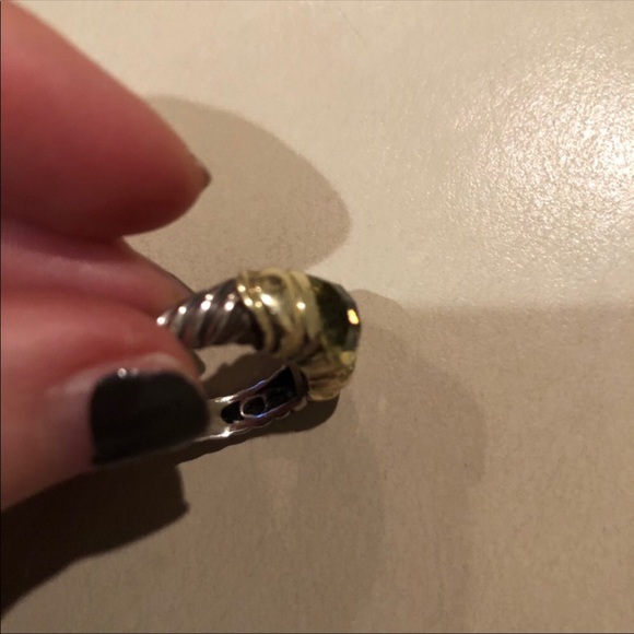 Rare, retired David Yurman lemon citrine ring - Picture 4 of 12